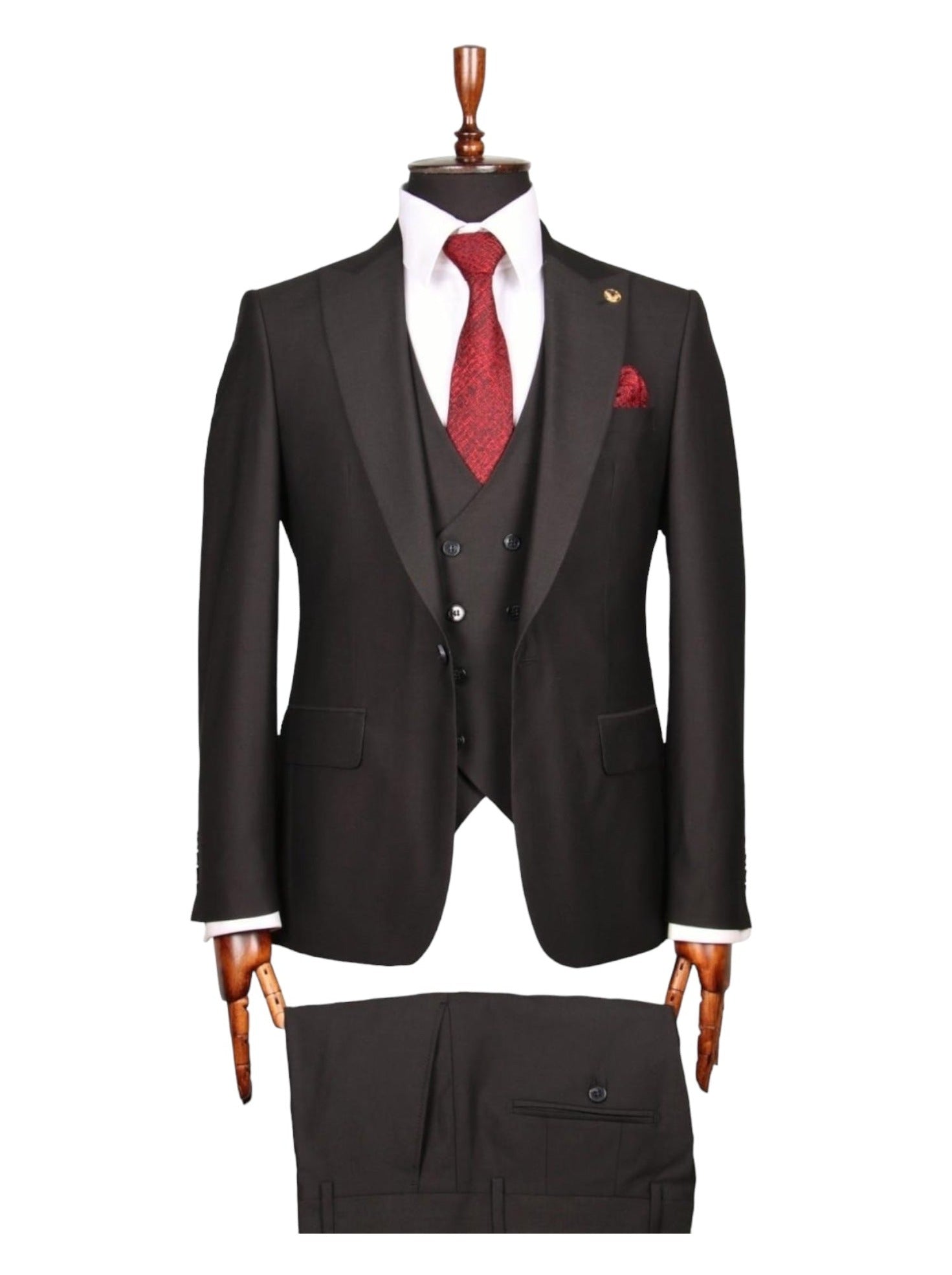 Black Three-Piece Suit