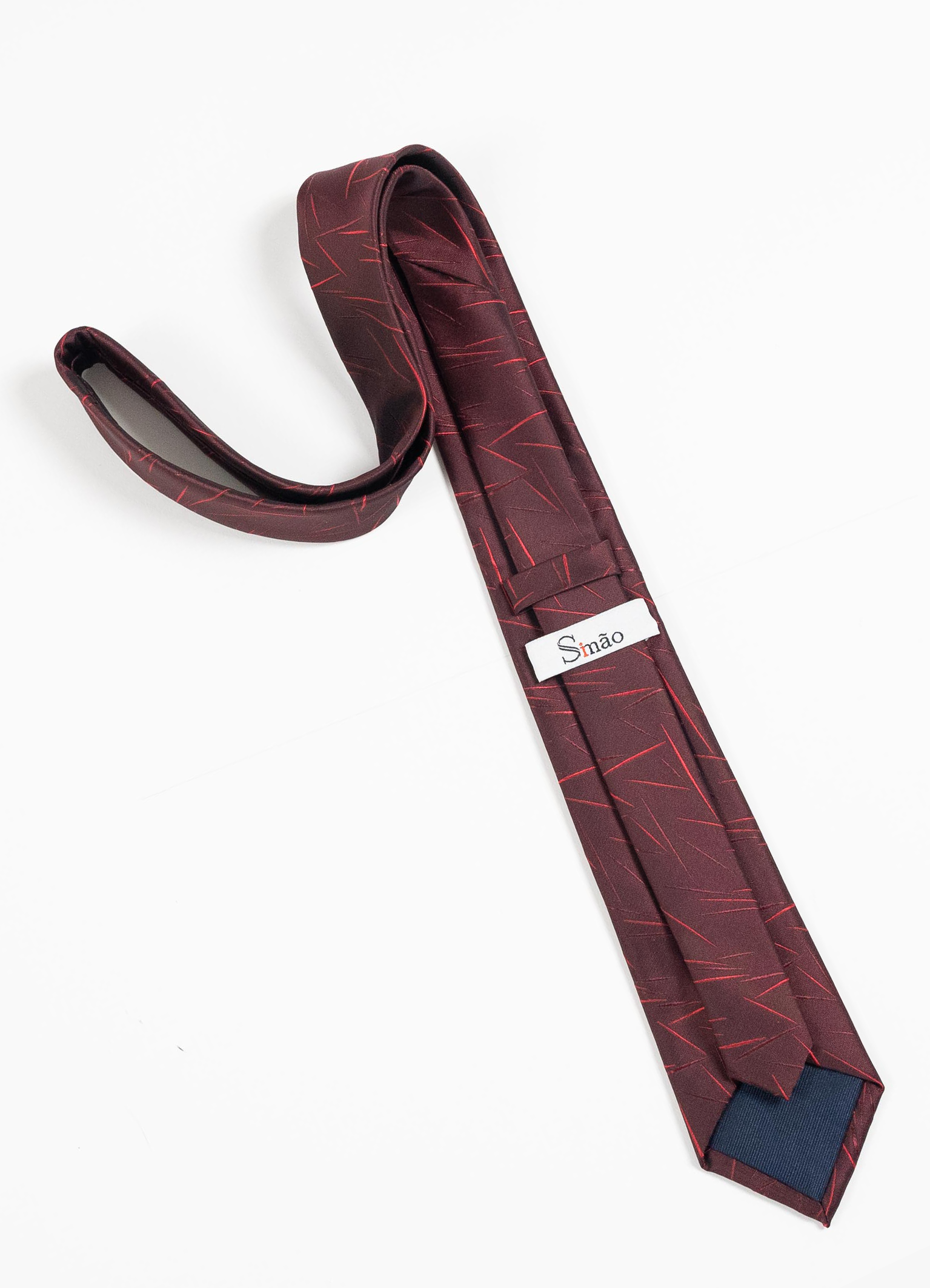 Bordeaux Strike Necktie