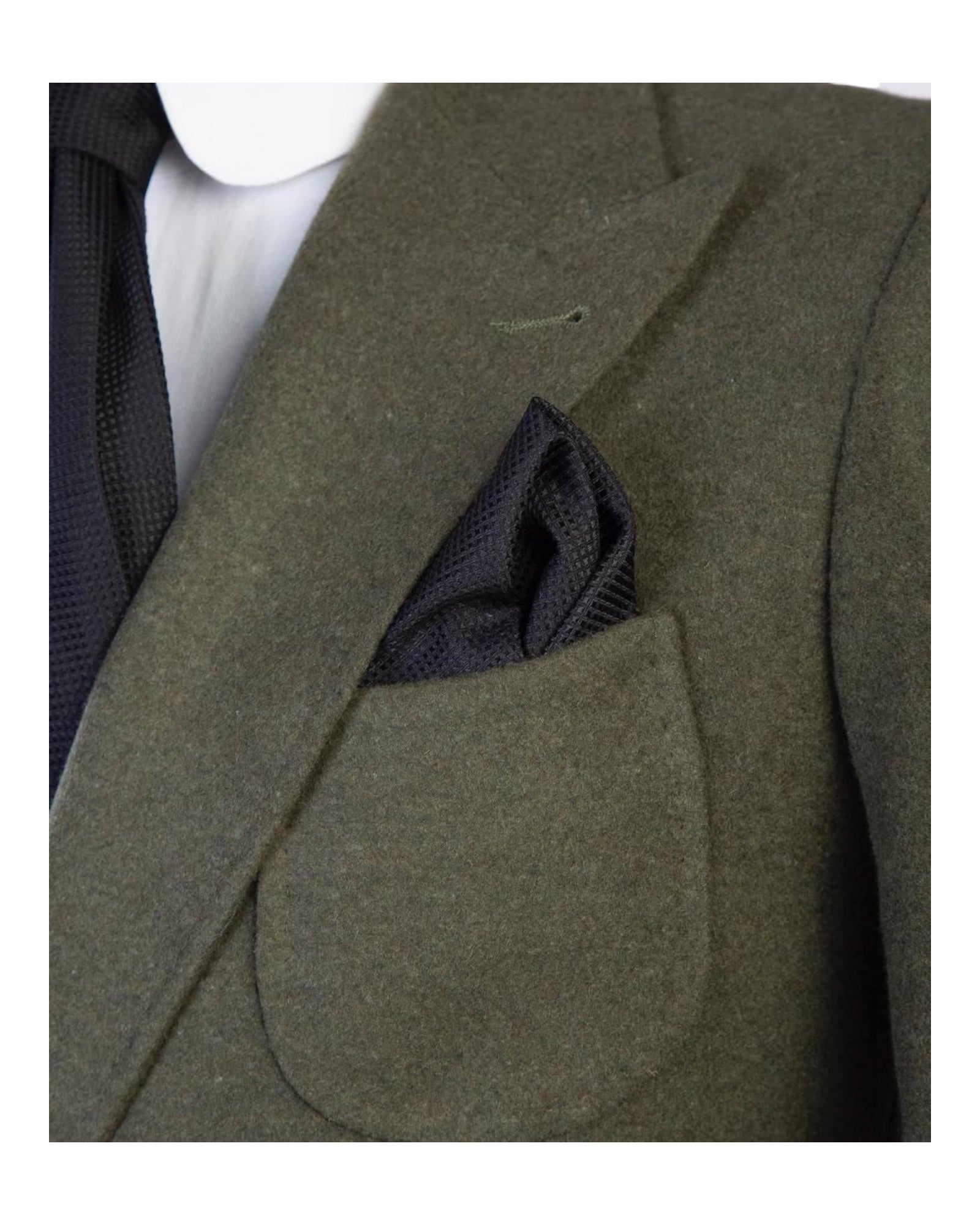 Camo Green Double Breasted Coat