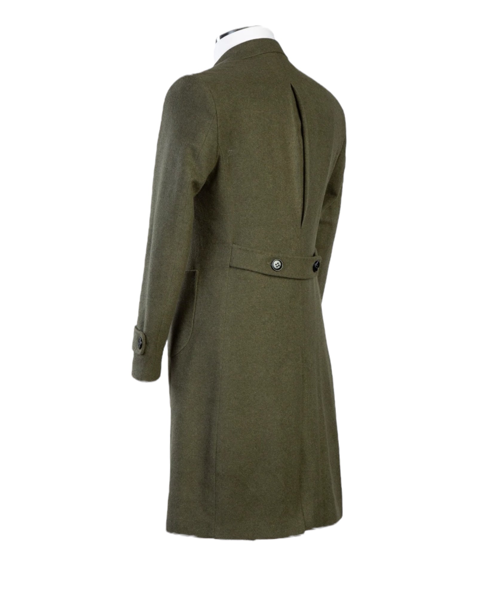 Camo Green Double Breasted Coat