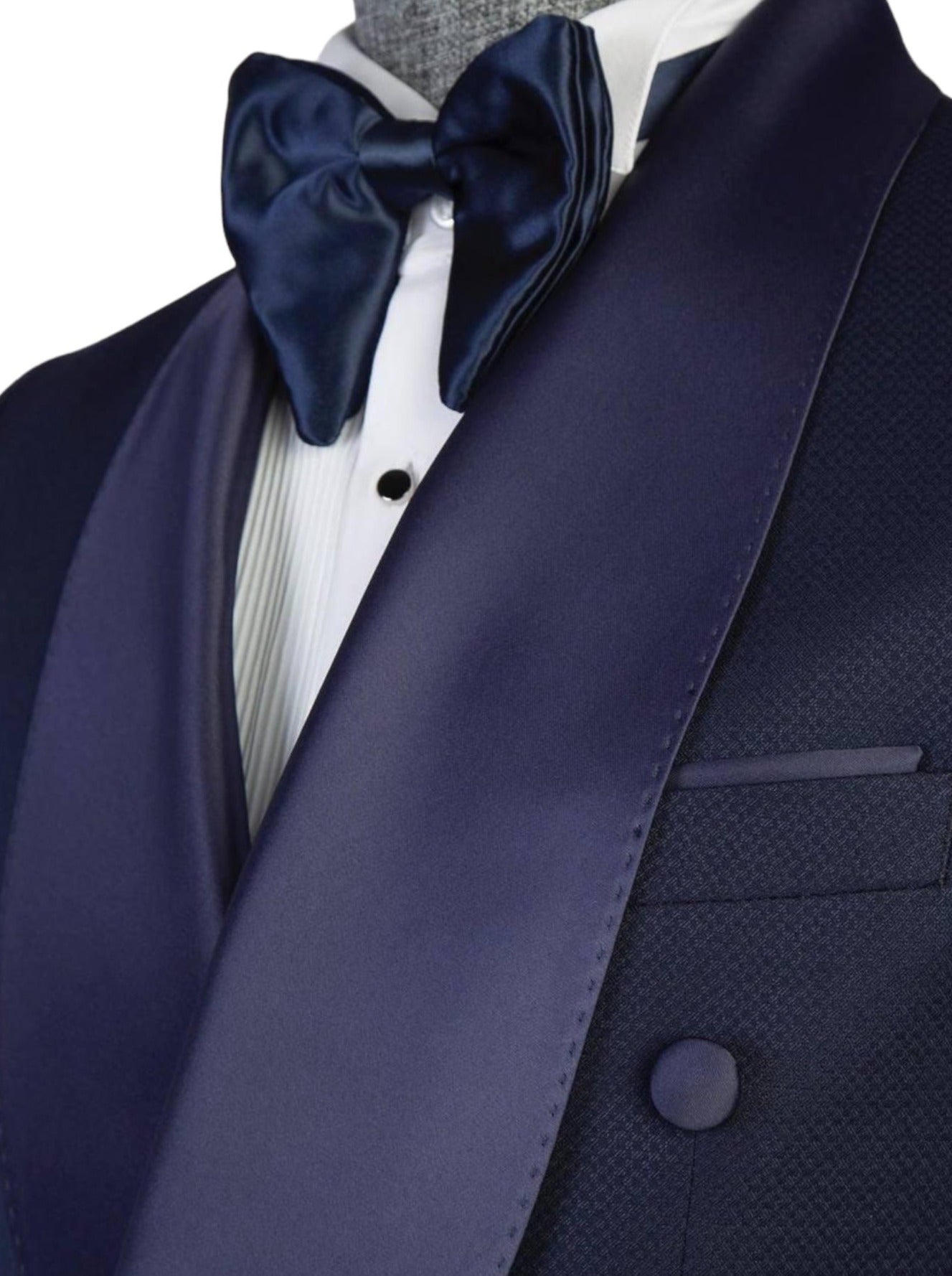 Dark Blue Double Breasted Tuxedo