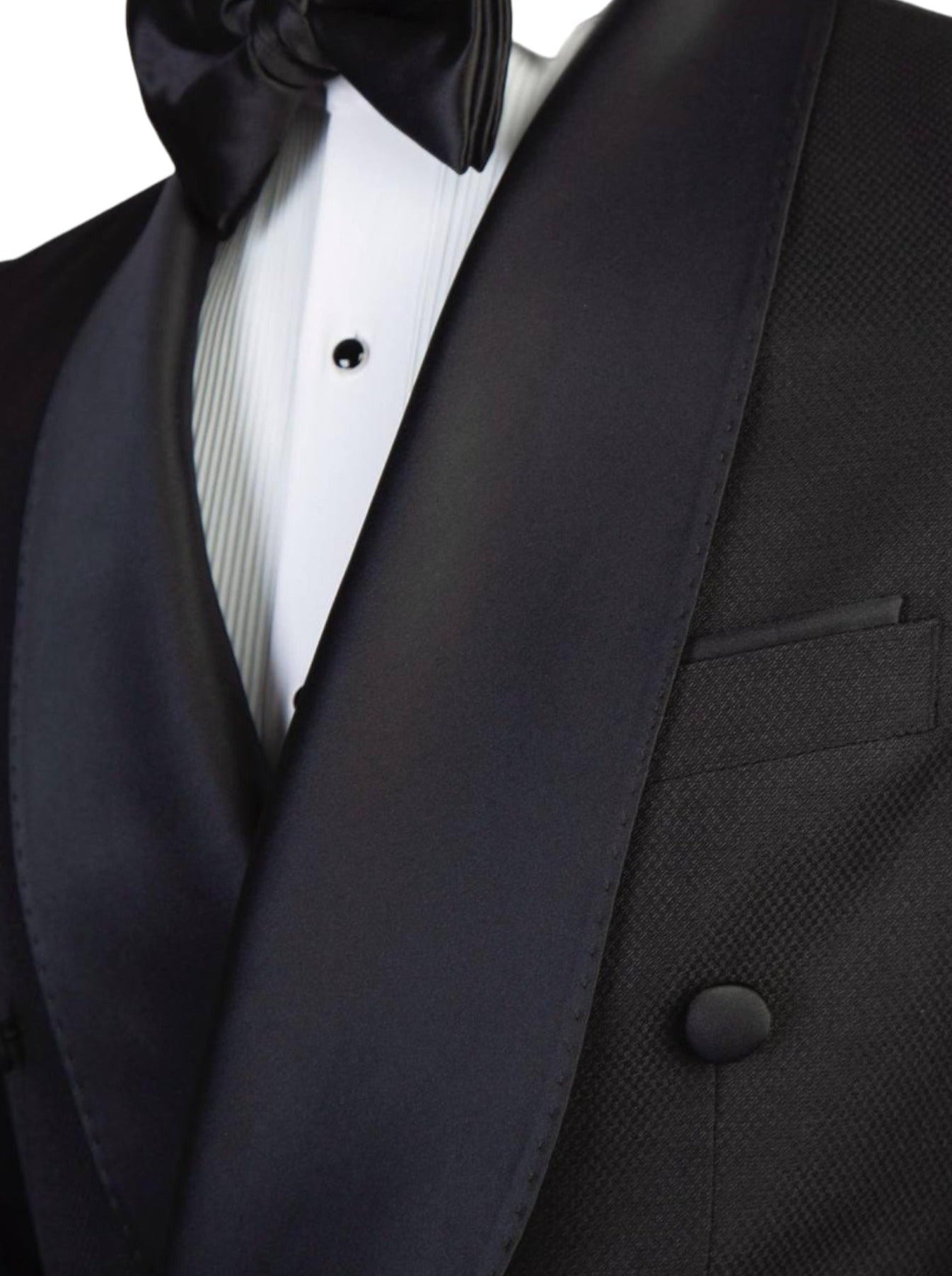 Black Double Breasted Tuxedo