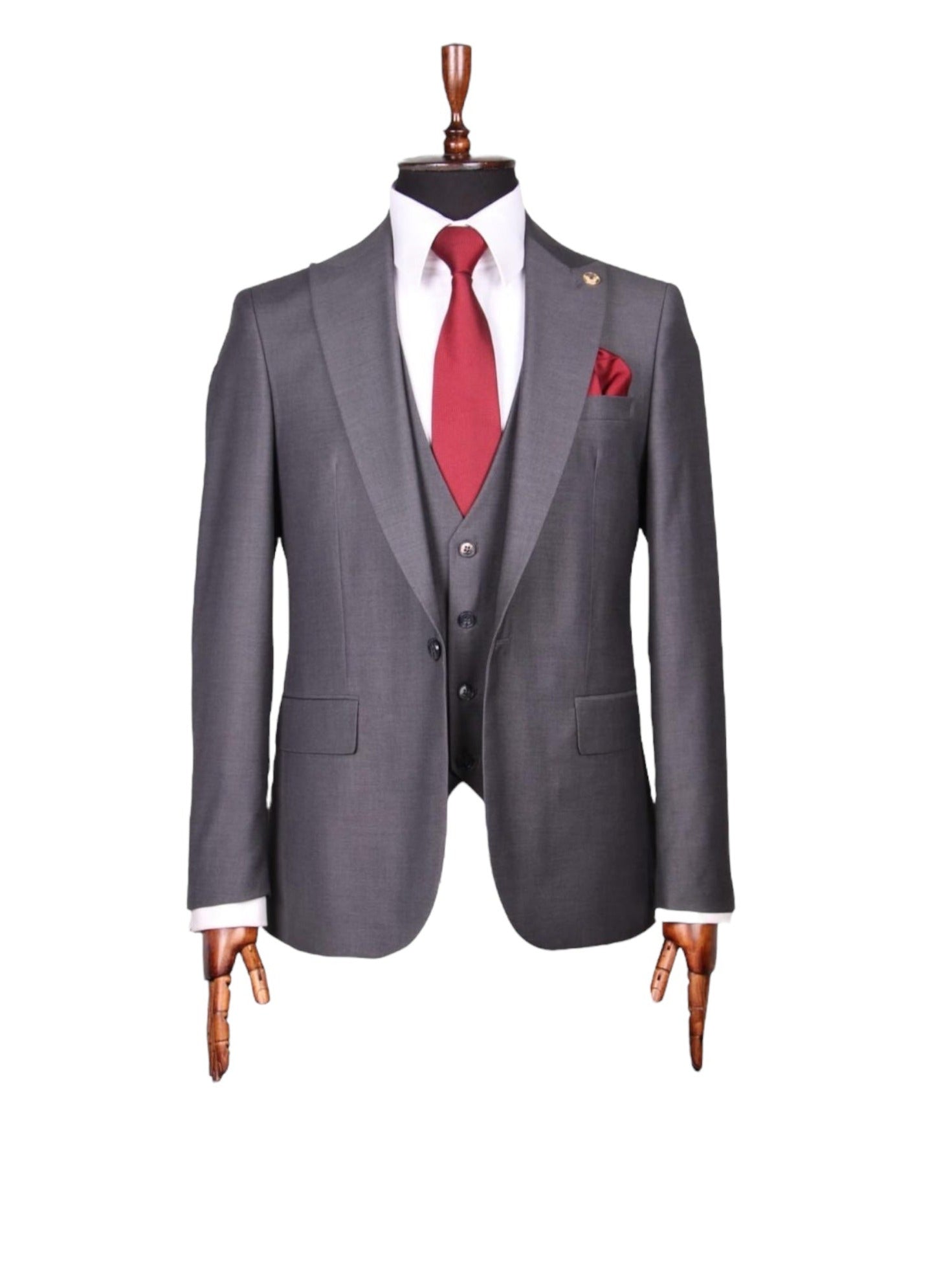 Grey Three-Piece Suit