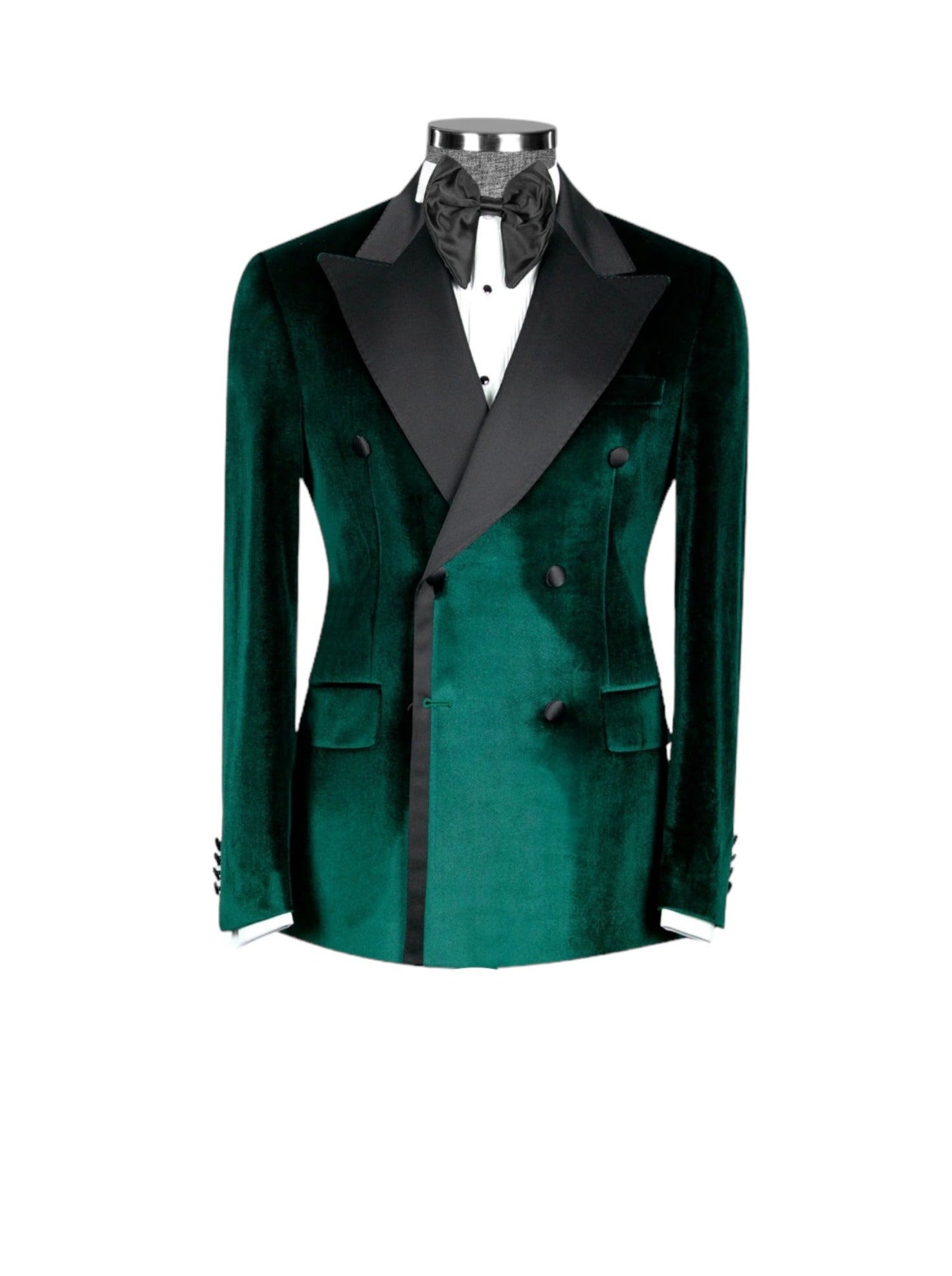 Camogreen Velvet Double Breasted Tuxedo