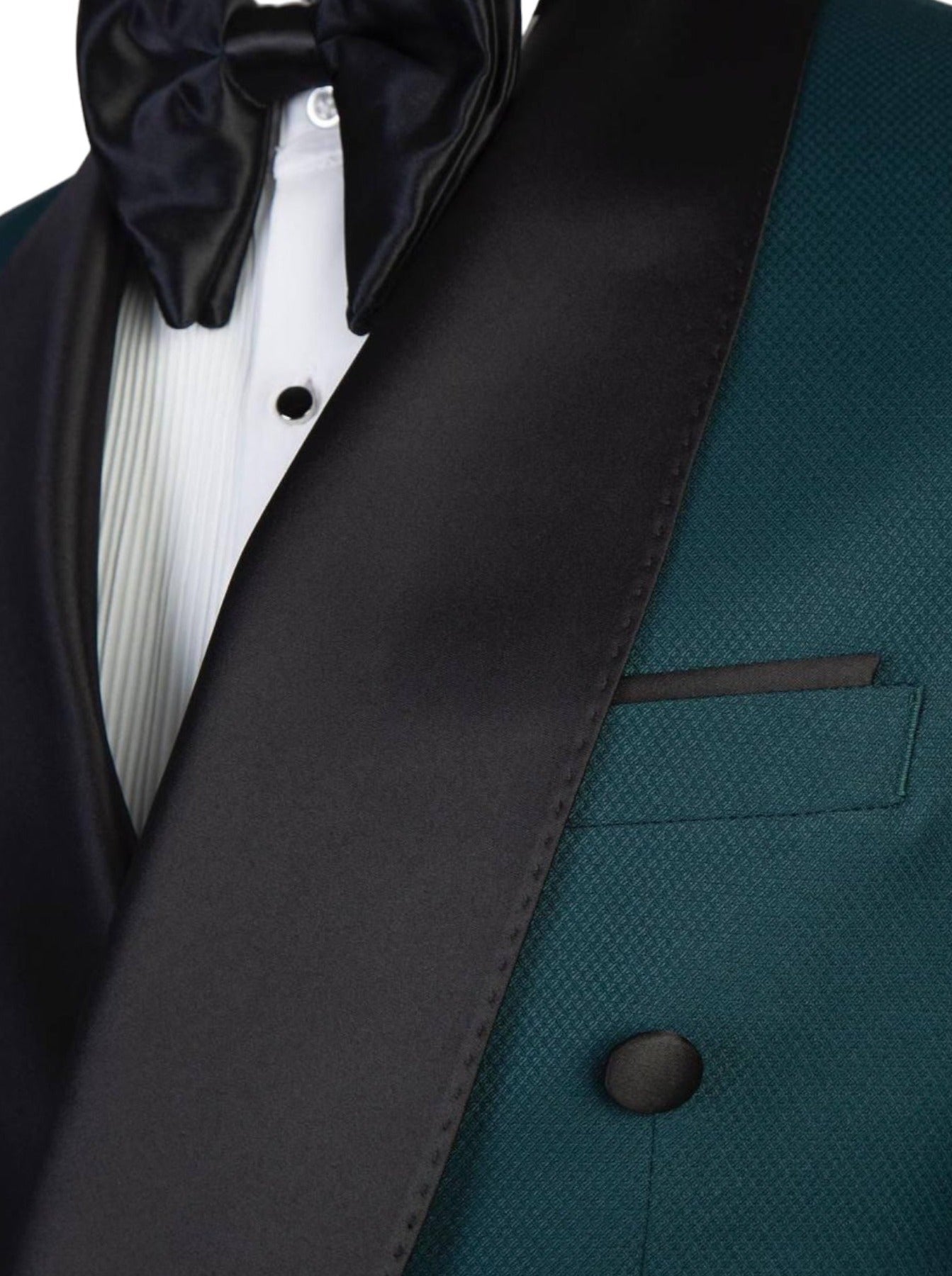 Dark Green Double Breasted Tuxedo