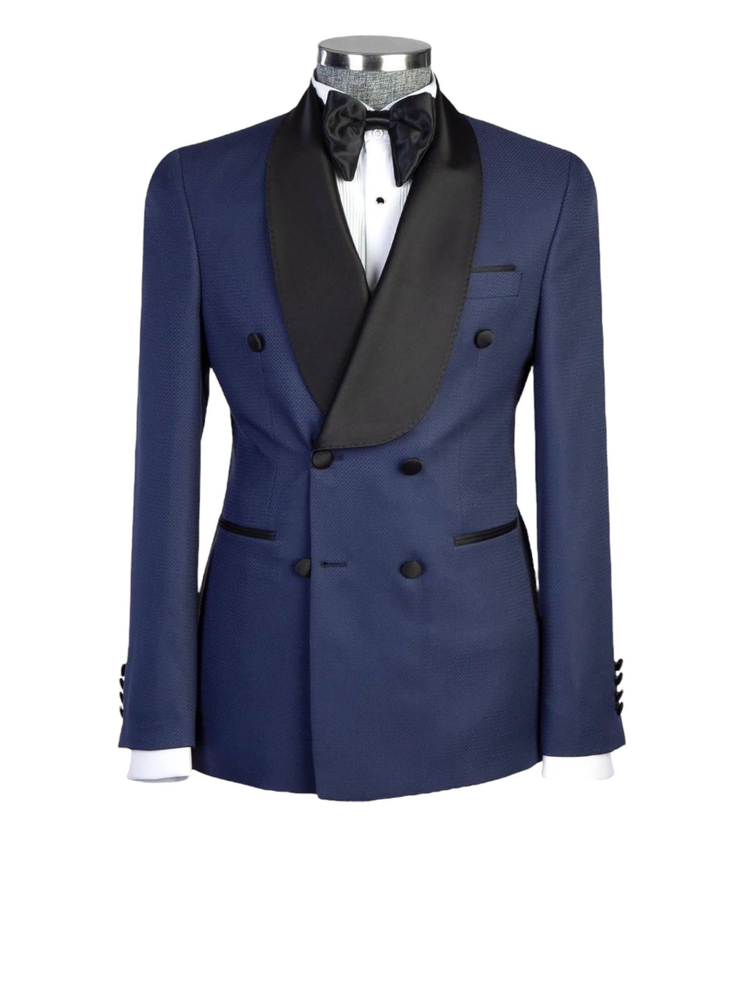 Navyblue Double Breasted Tuxedo