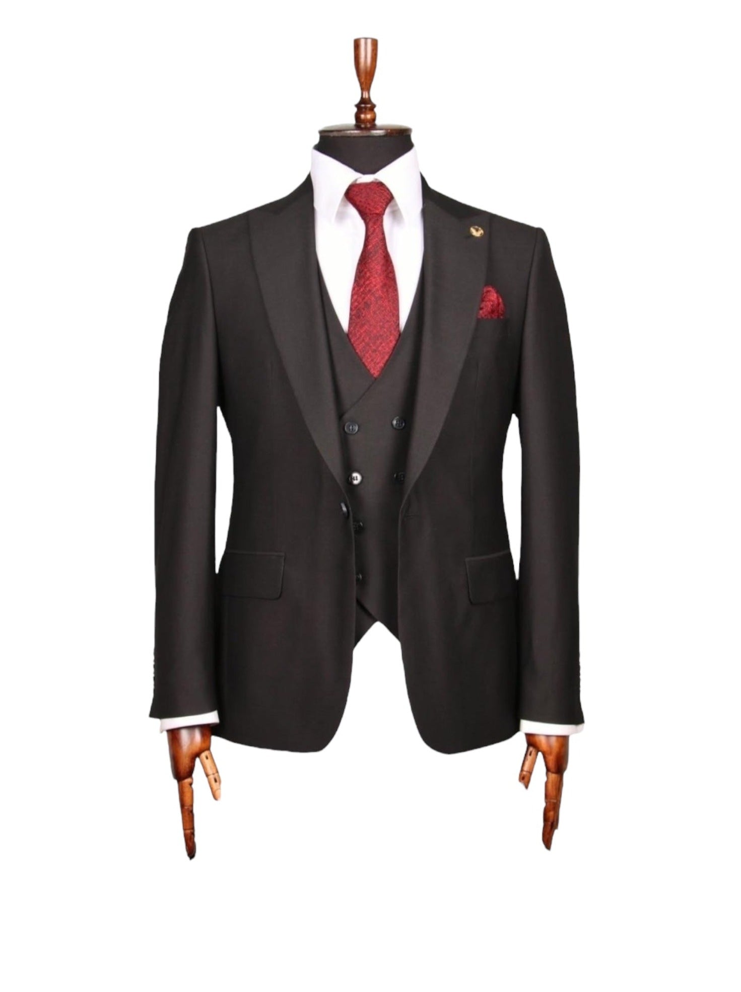 Black Three-Piece Suit