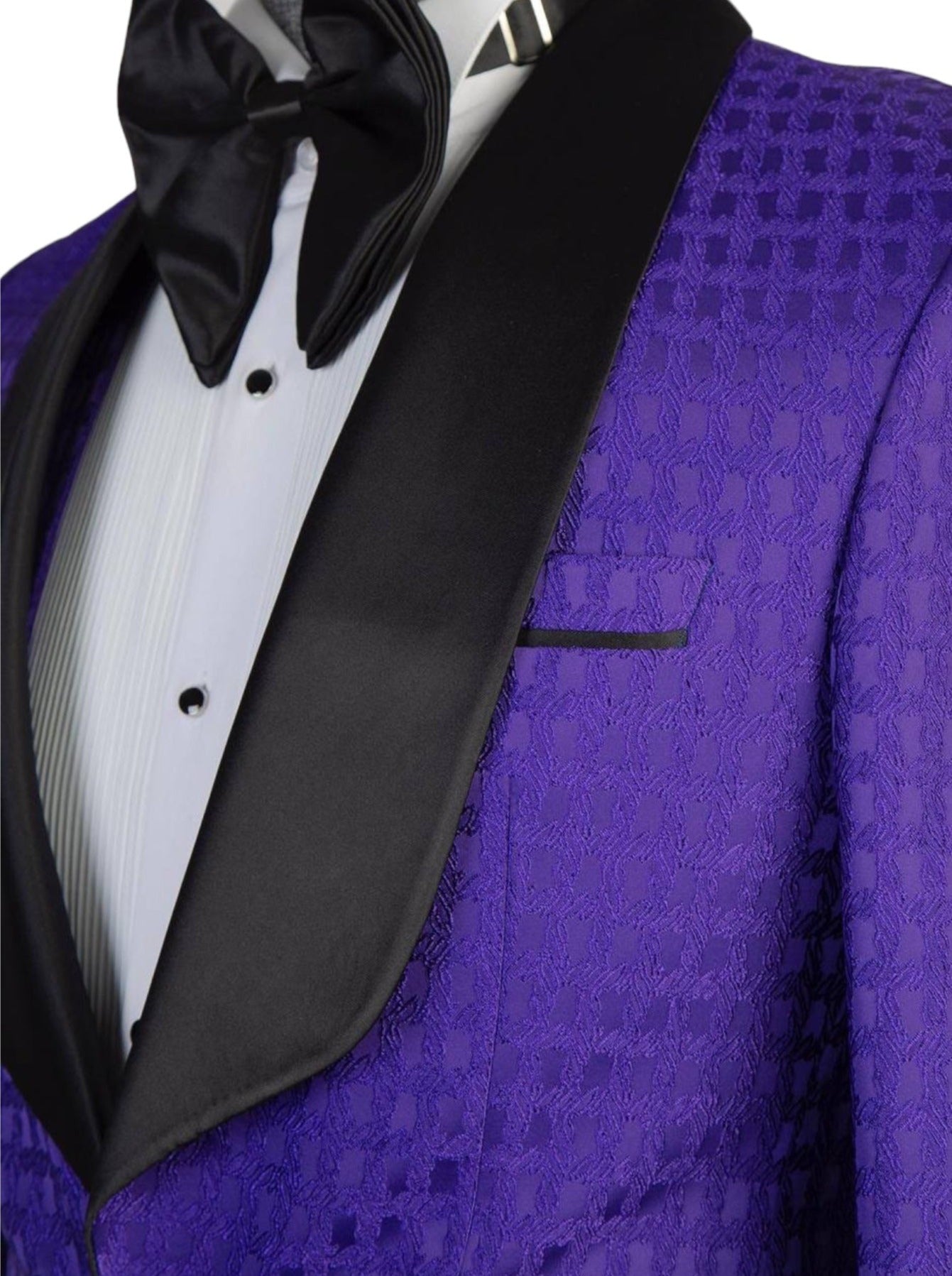 Purple Three-Piece Tuxedo