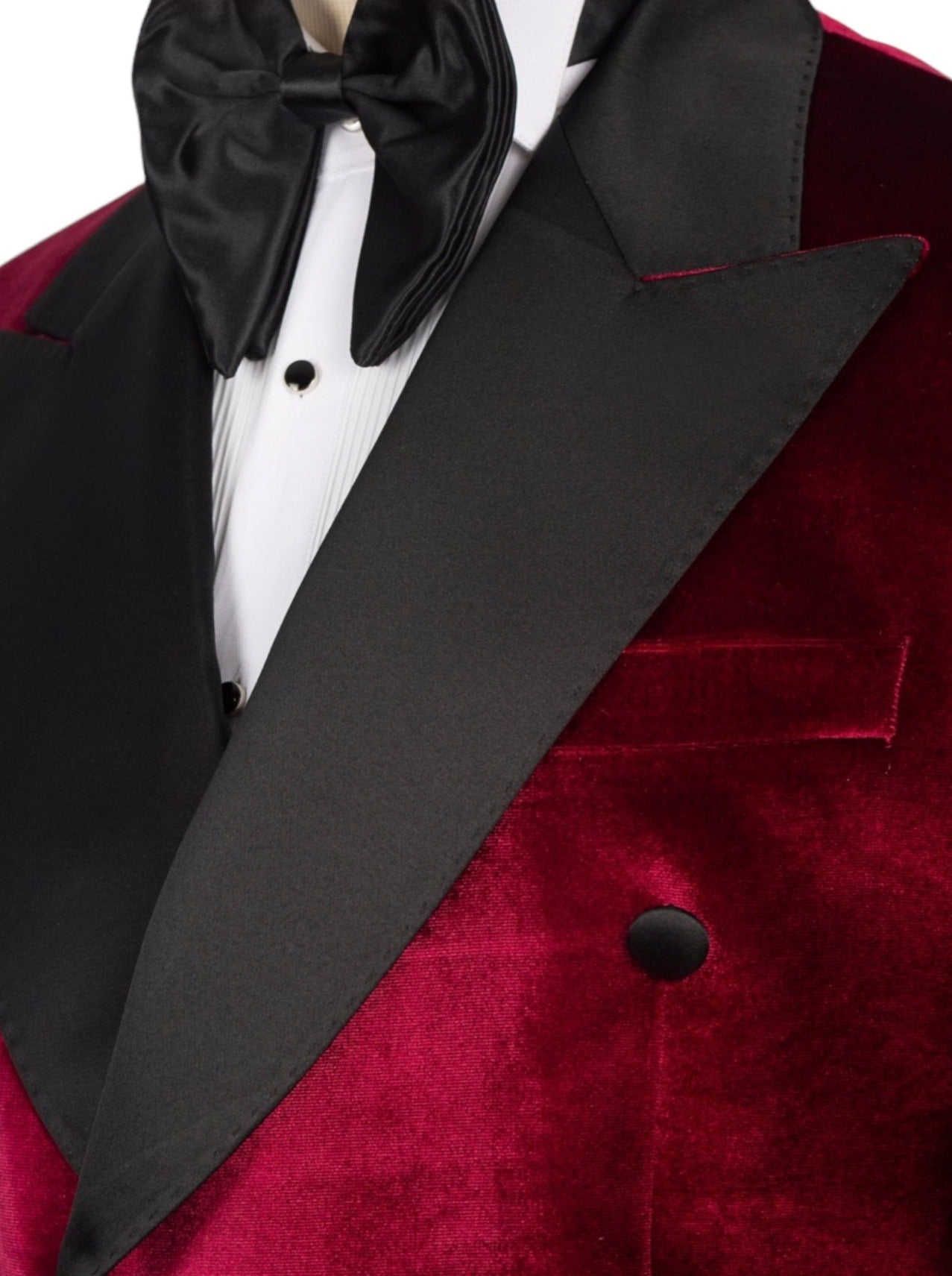 Cherry Red Double Breasted Tuxedo