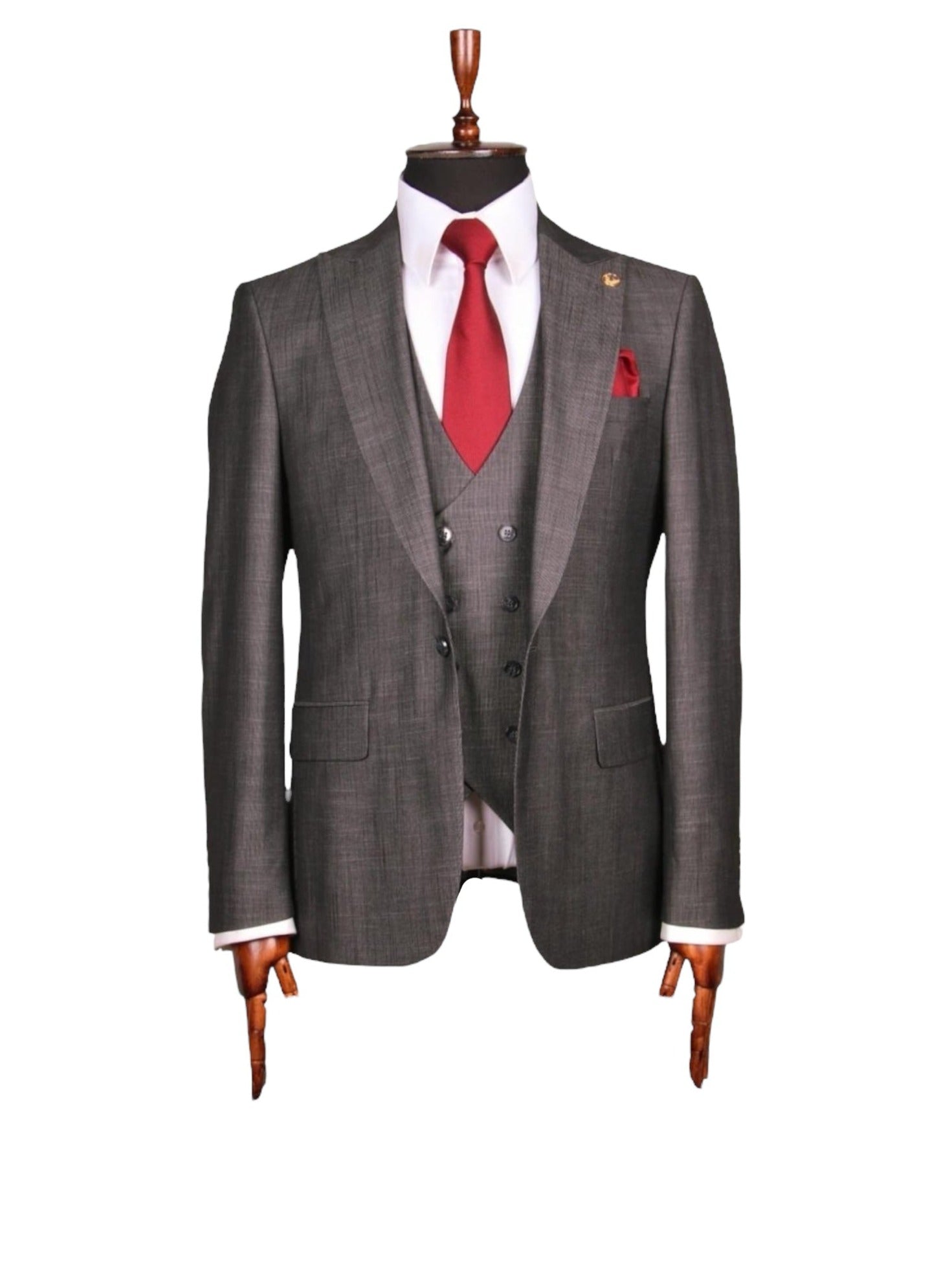 Grey Three-Piece Suit