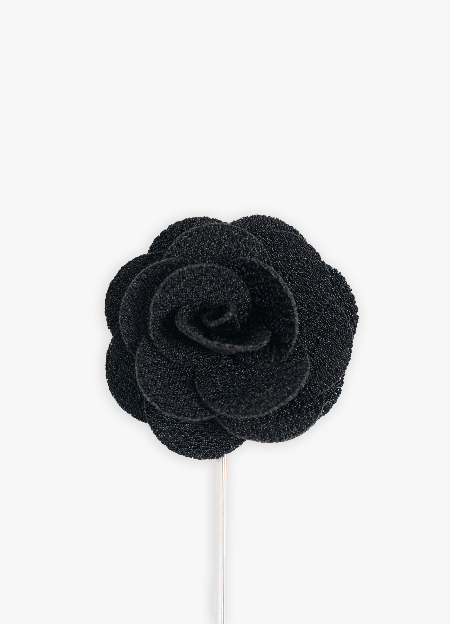 Black Bloom Lapel Pin