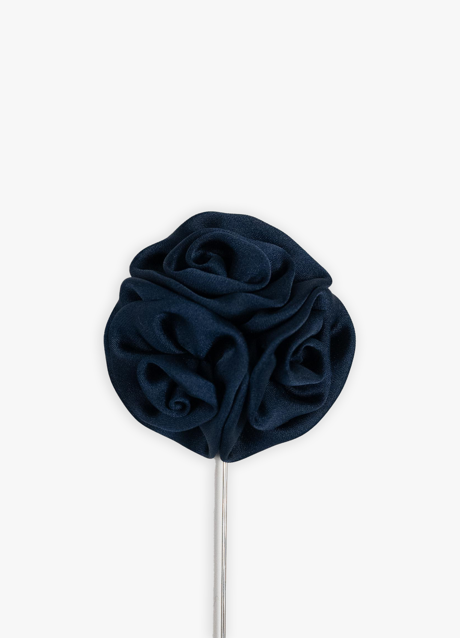 Navy Roses Lapel Pin