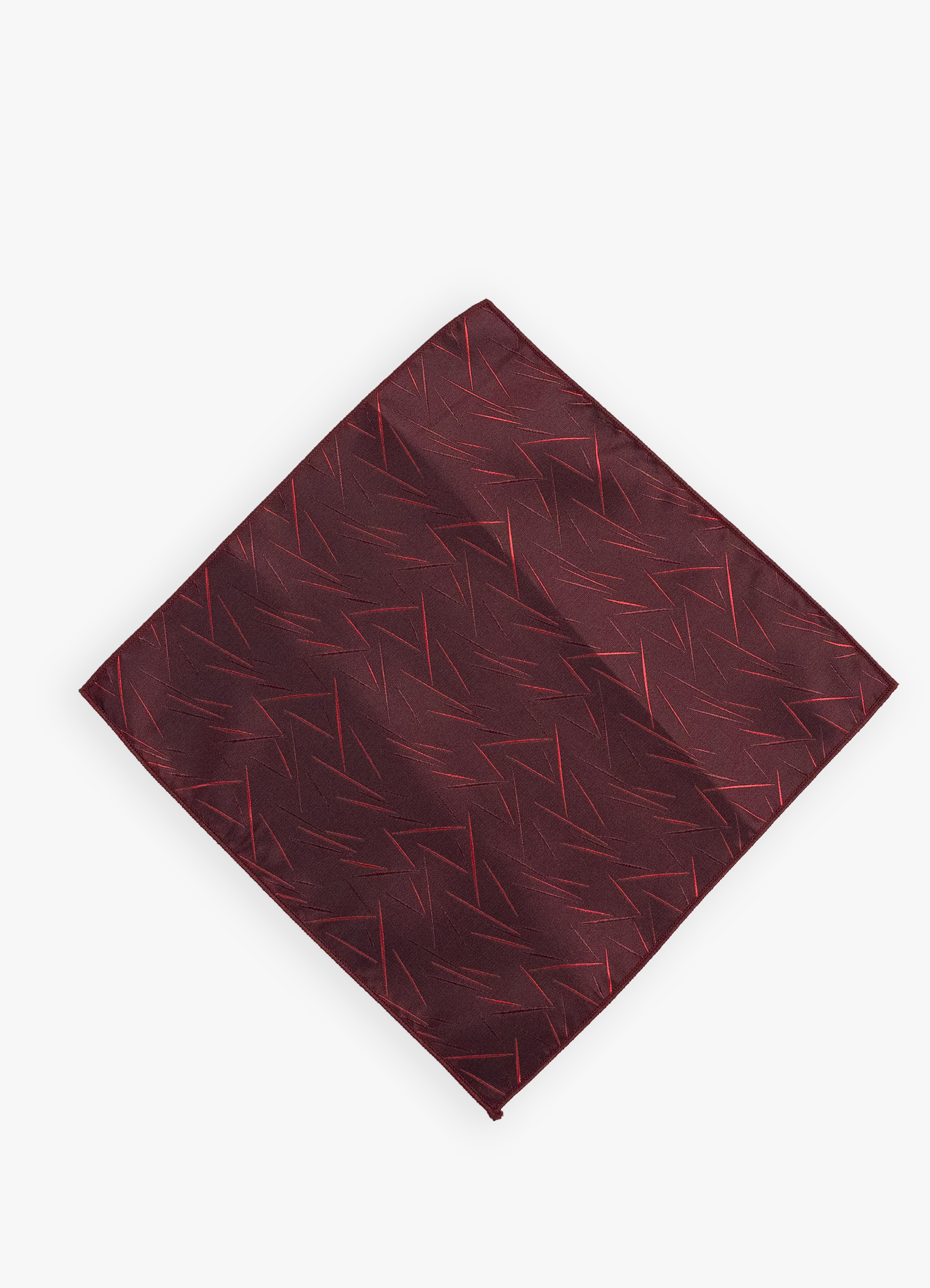 Bordeaux Strike Pocket Square