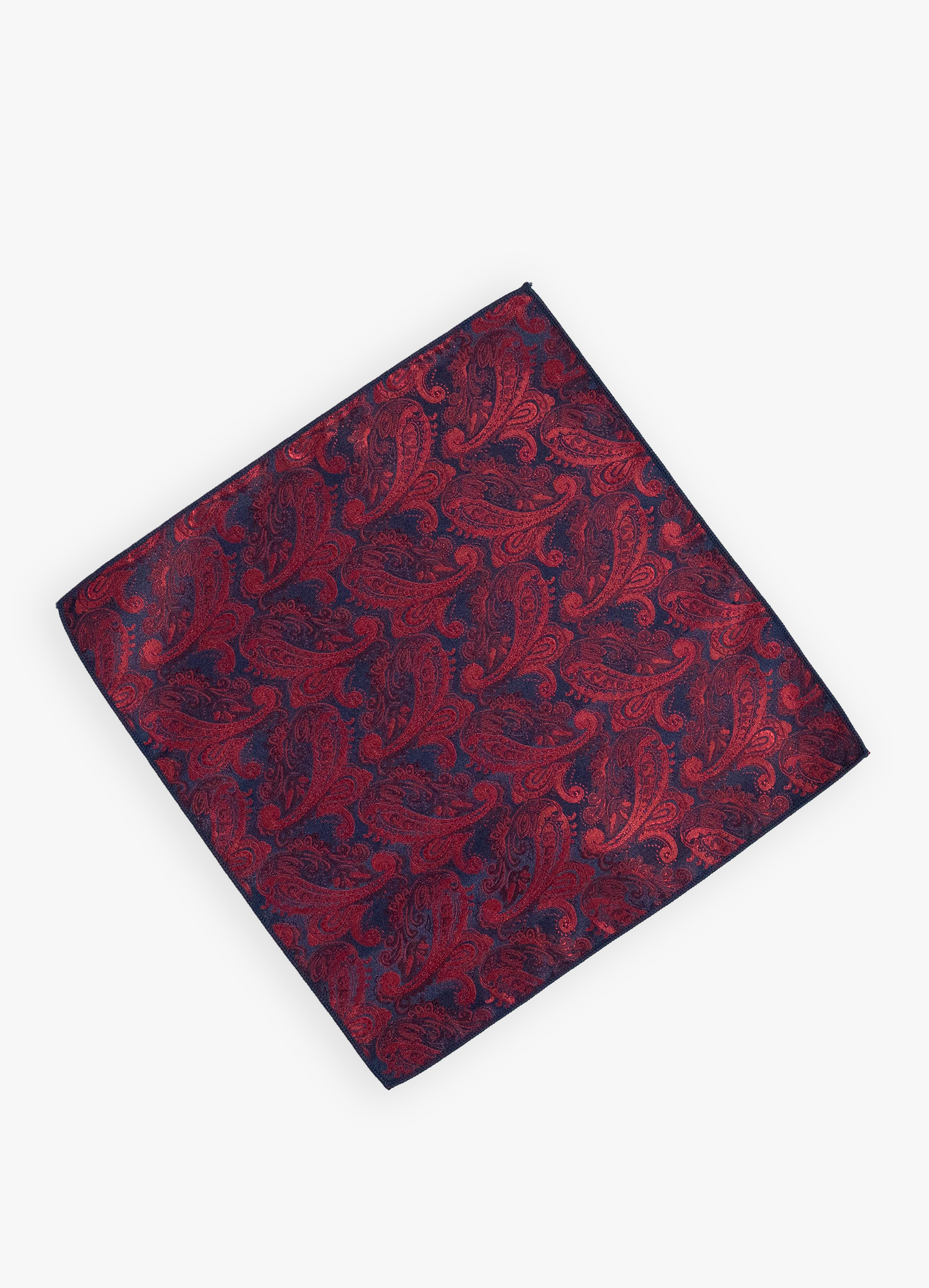 Red Barok Pocket Square