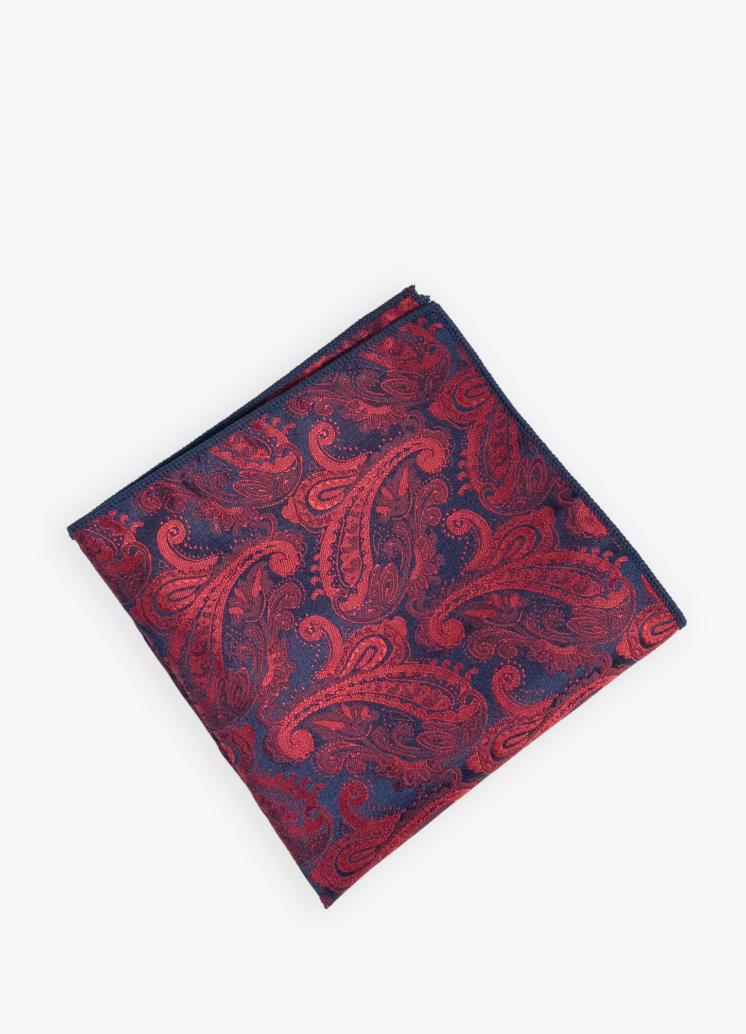 Red Barok Pocket Square