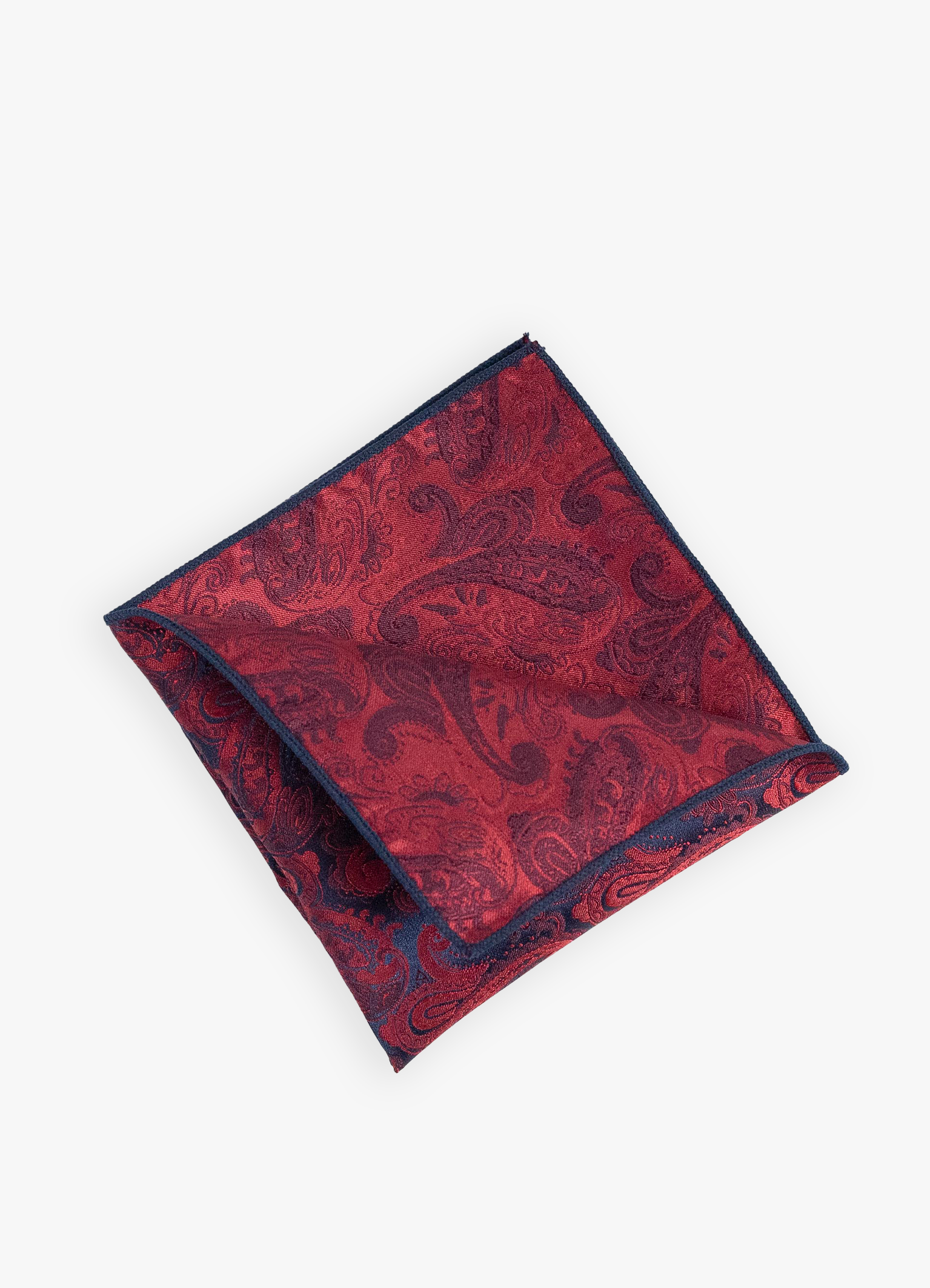 Red Barok Pocket Square