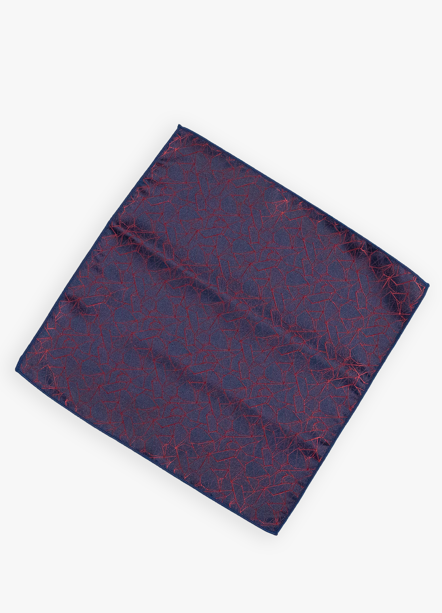 Red Crystal Pocket Square