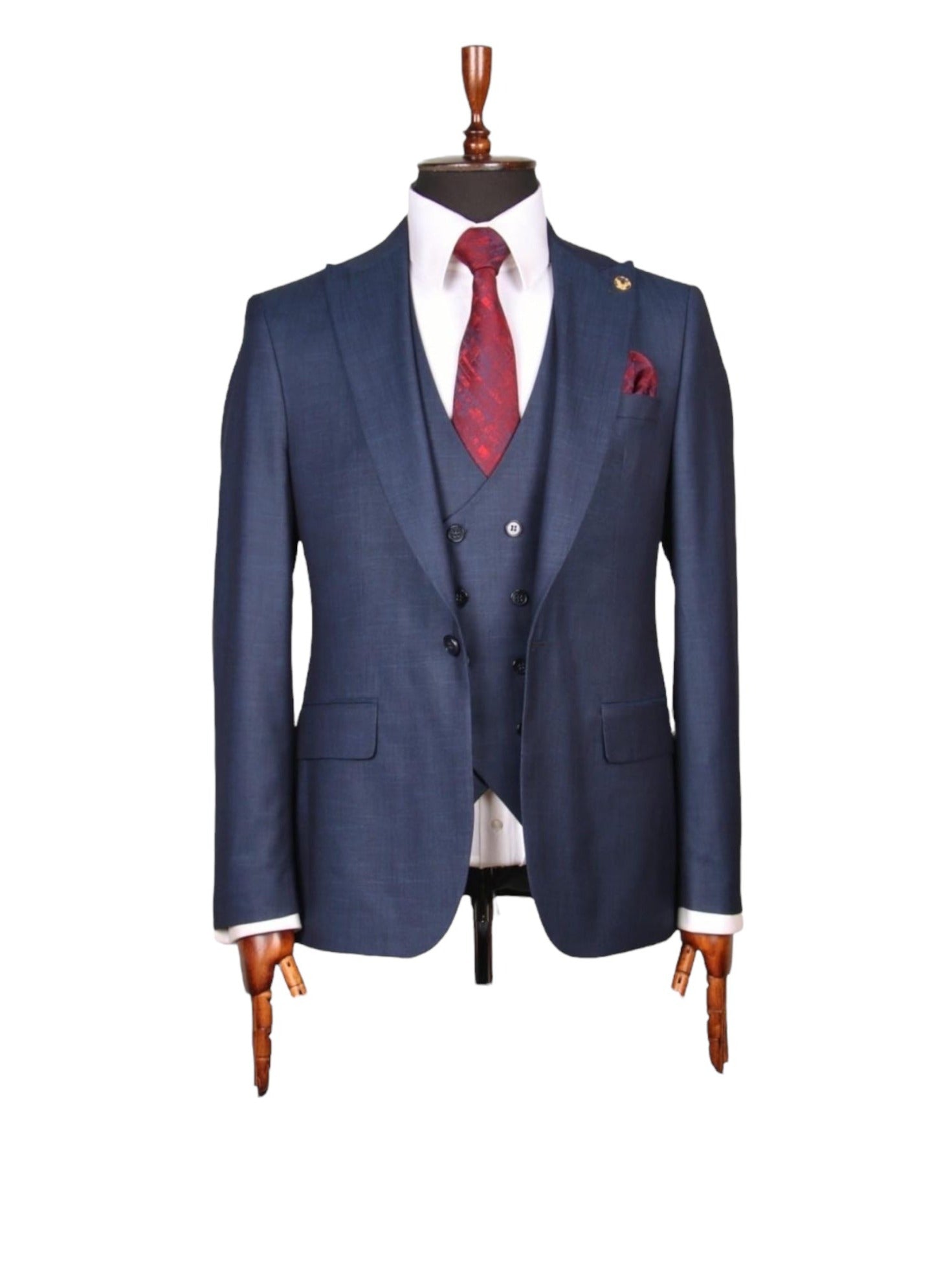 Blue Three-Piece Suit