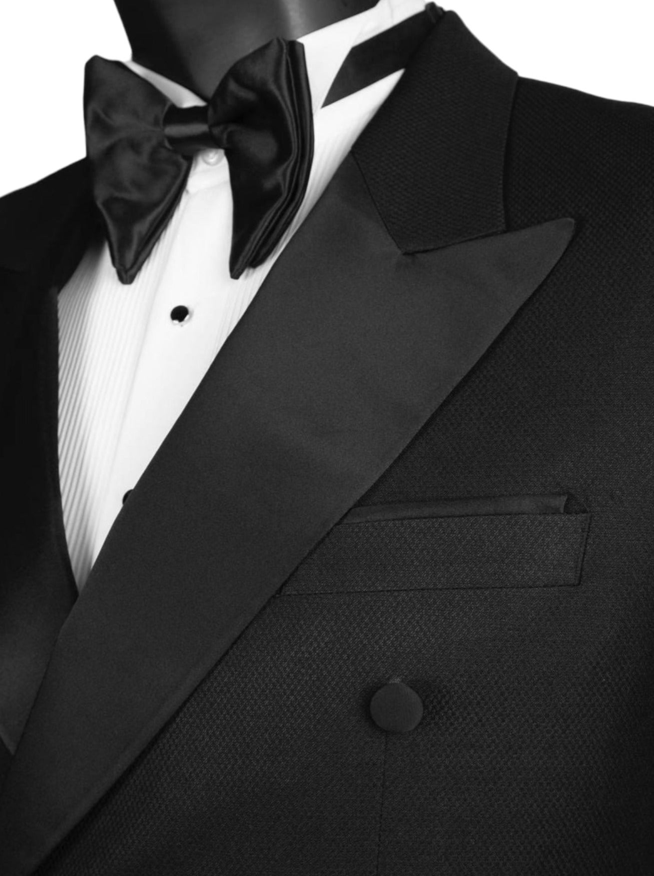 Black Double Breasted Tuxedo