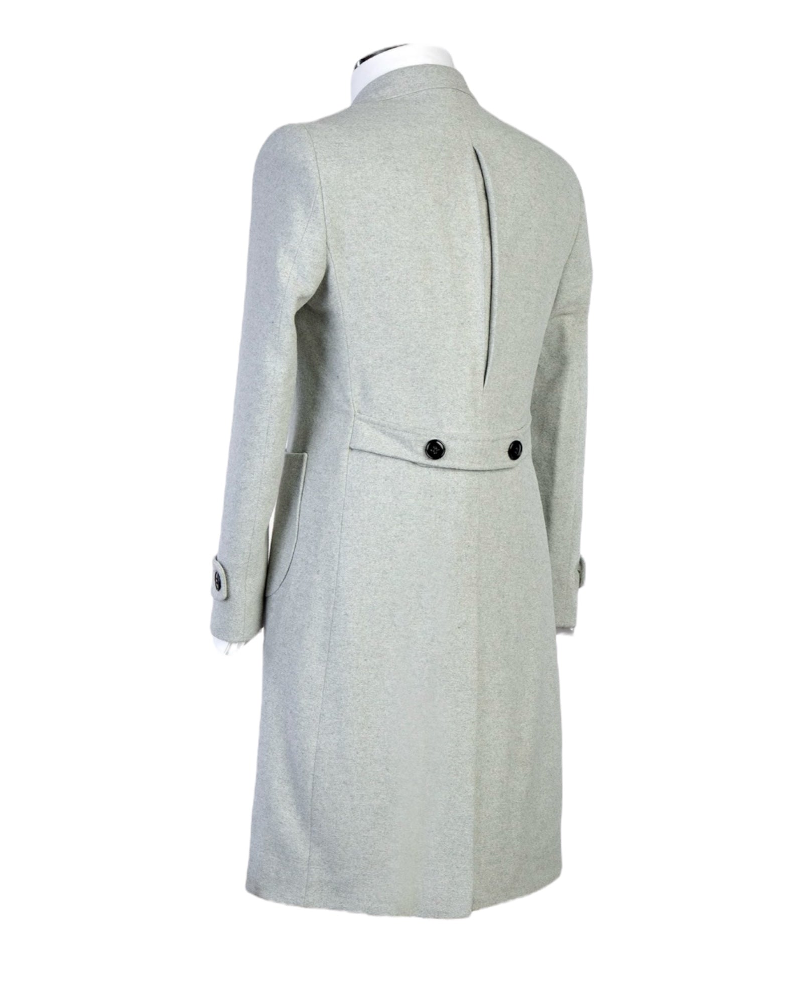 Grey Double Breasted Coat