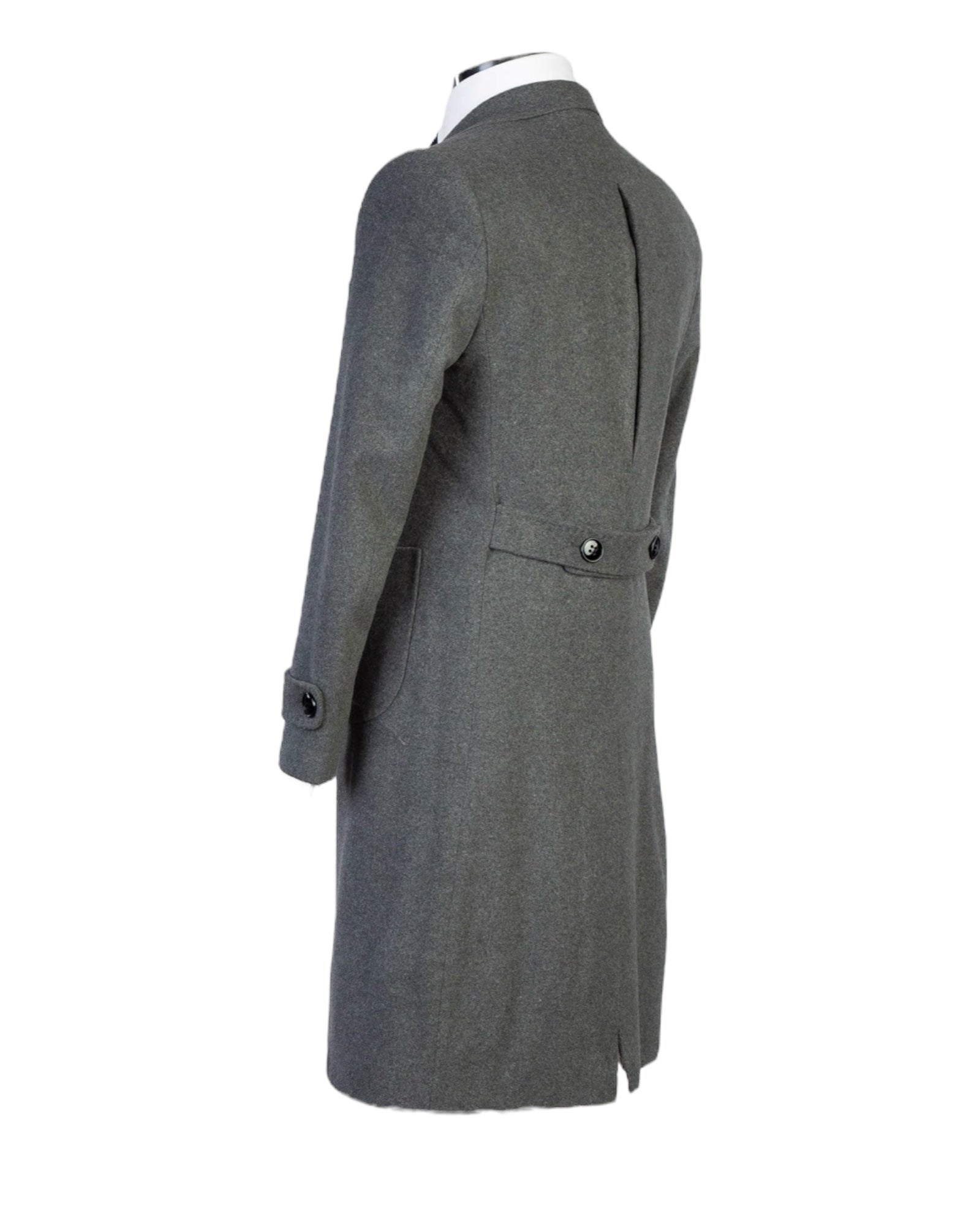 Grey Double Breasted Coat