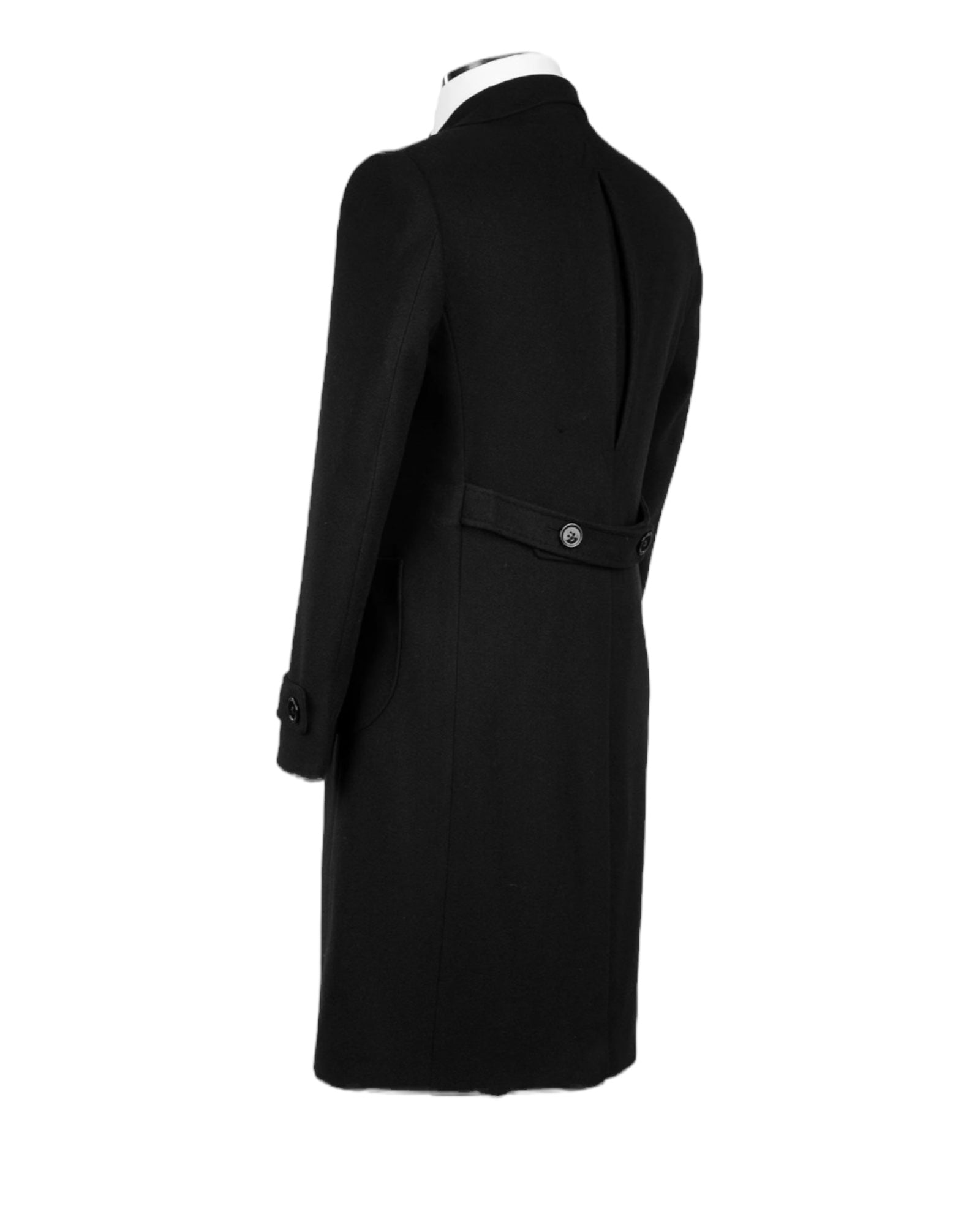 Black Double Breasted Coat